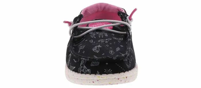 Hey Dude Youth Wendy Unicorn Black