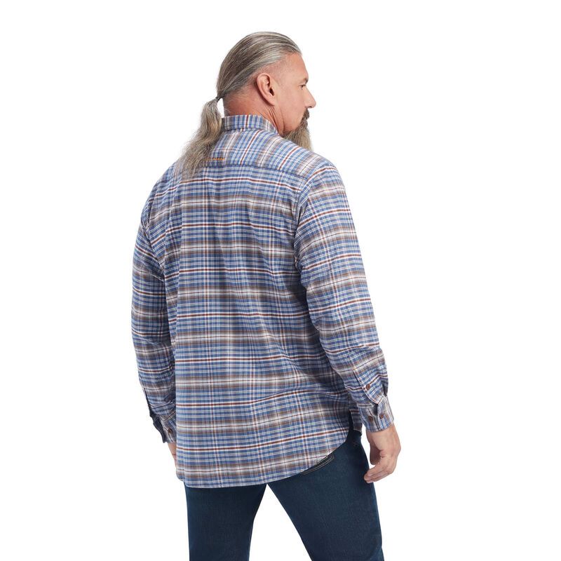 Ariat Men's Rebar Flannel DuraStretch Work Shirt BIG & TALL
