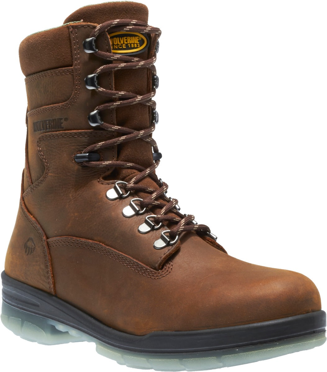 Wolverine Men's I-90 Durashocks Waterproof Insulated Steel Toe 8" Work Boot