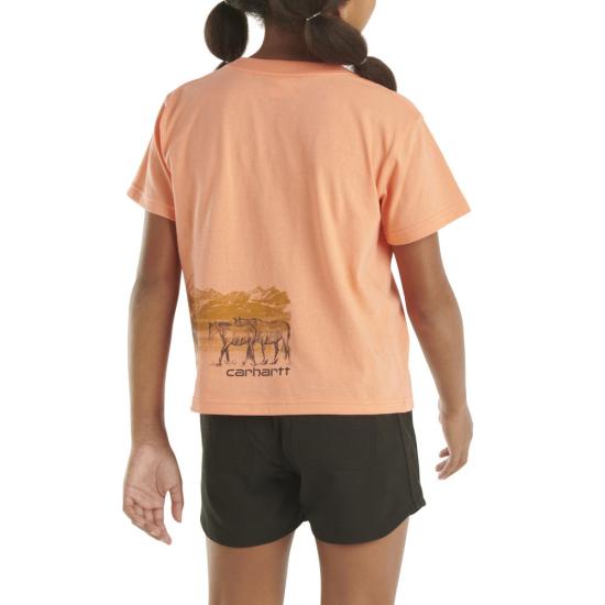 Carhartt Girl's Short-Sleeve Herd Pocket T-Shirt