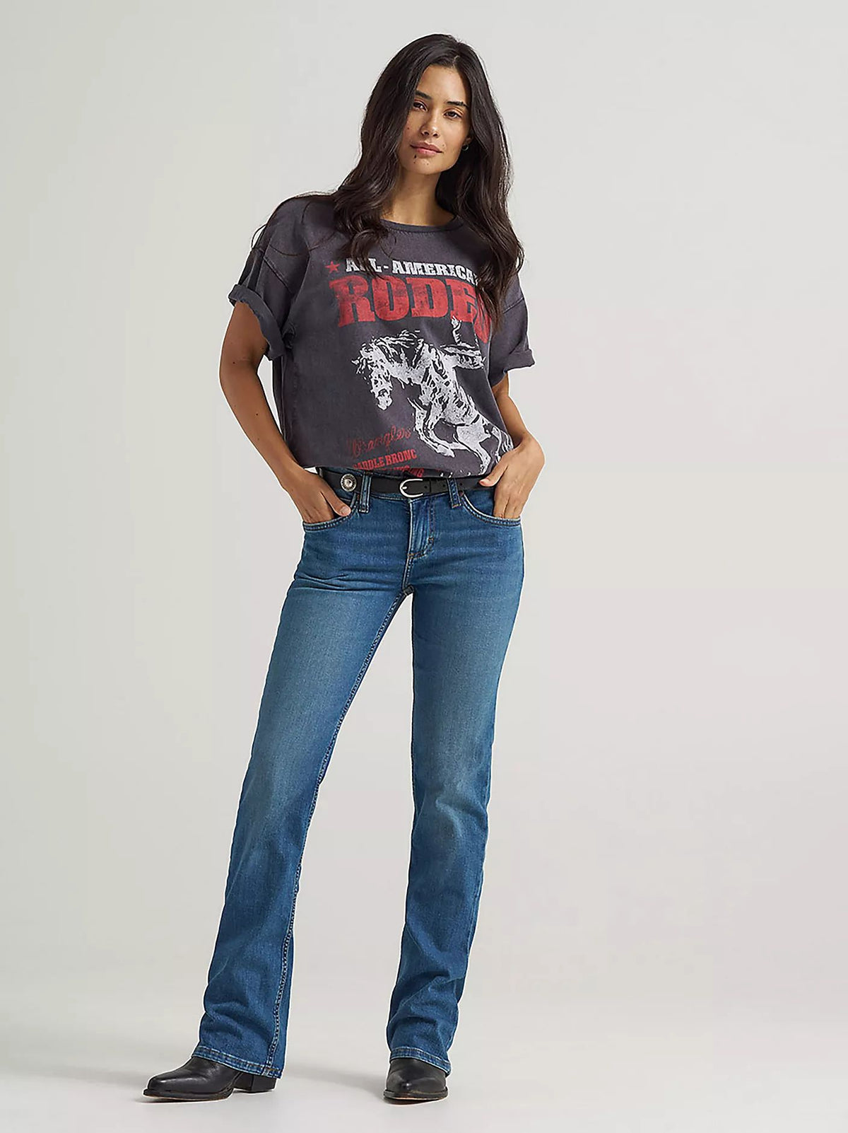 Wrangler Women's Retro Mae Mid Rise Bootcut Jean