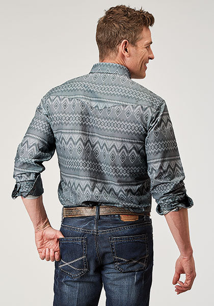 Roper Men's River Aztec Snap Front Shirt