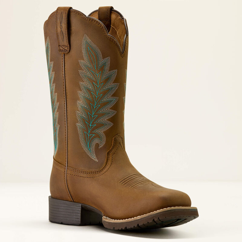 Ariat Women's Hybrid Rancher Waterproof Insulated Wide Square Toe Western Boot