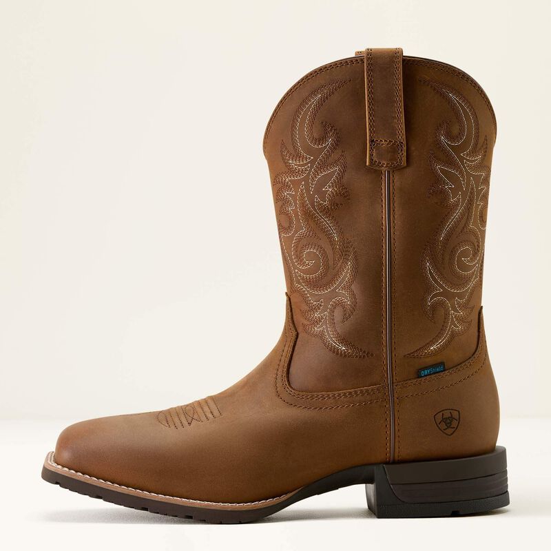 Ariat Men's Hybrid Ranchway Waterproof Wide Square Toe Cowboy Boot