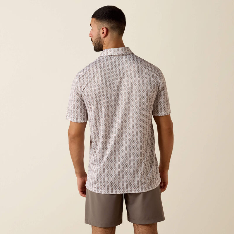 Ariat Men's All Over Print Polo