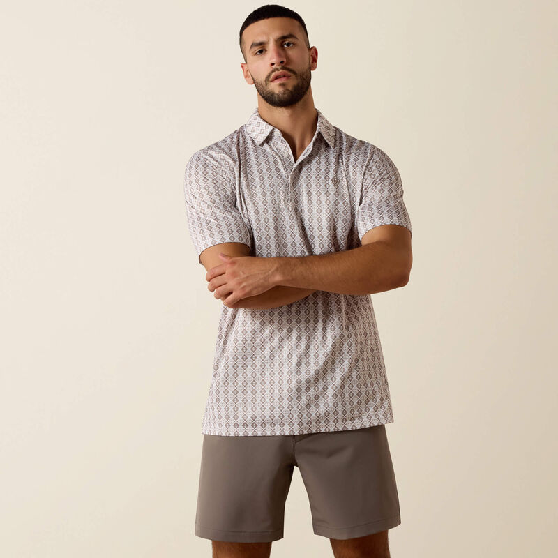 Ariat Men's All Over Print Polo