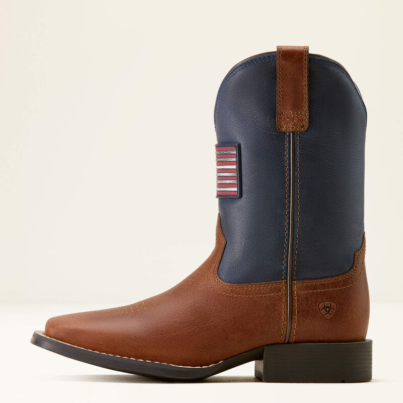 Ariat Kid's Freedom Rider Wide Square Toe Western Boot