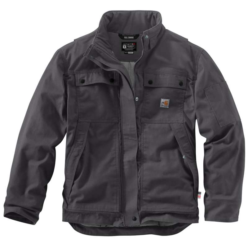 Carhartt Men's Full Swing Quick Duck Flame-Resistant Coat BIG & TALL - SHADOW 029