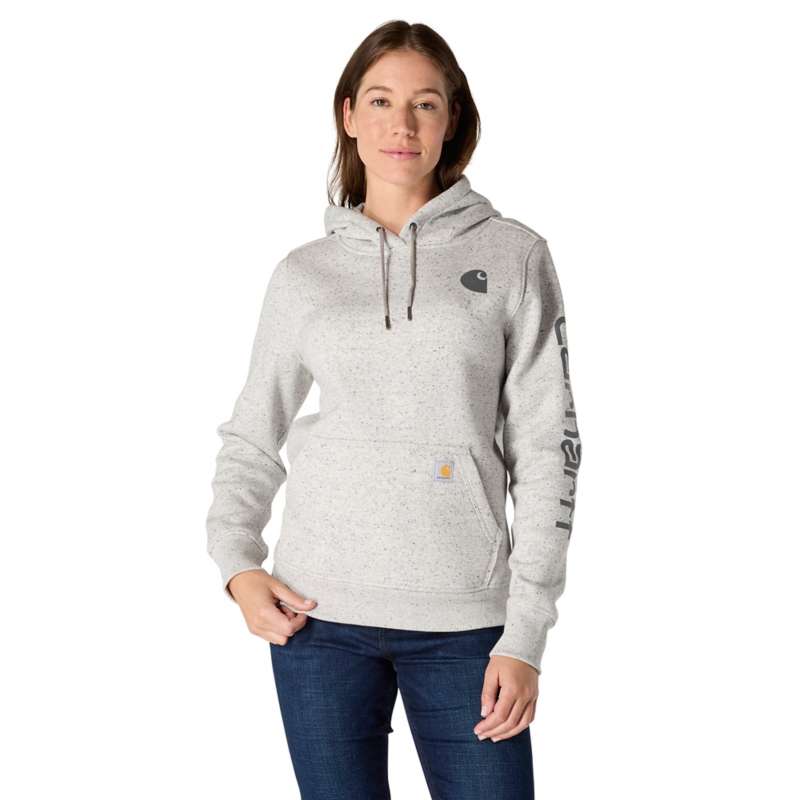 Carhartt Women's Clarksburg Graphic Sweatshirt - ASPHALT E07