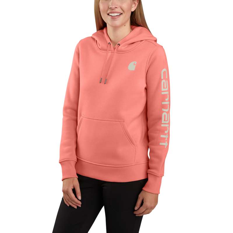 Carhartt Women's Clarksburg Graphic Sweatshirt - CORAL P04