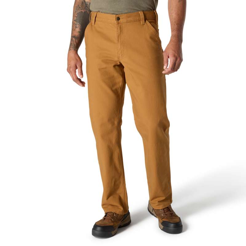 Carhartt Men's Rugged Flex Relaxed Fit Duck Utility Work Pant - BROWN 211