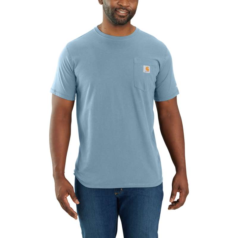 Carhartt Men's Force Relaxed Fit Midweight Short-Sleeve Pocket T-Shirt - ALPINE H73