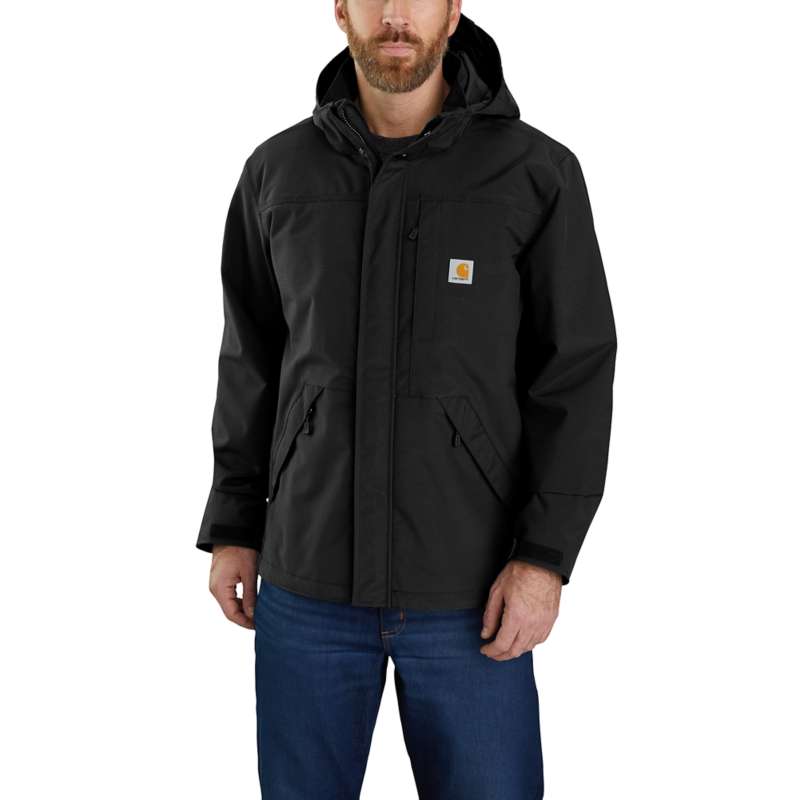 Carhartt Men's Storm Defender Loose Fit Heavyweight Jacket - BLACK BLK