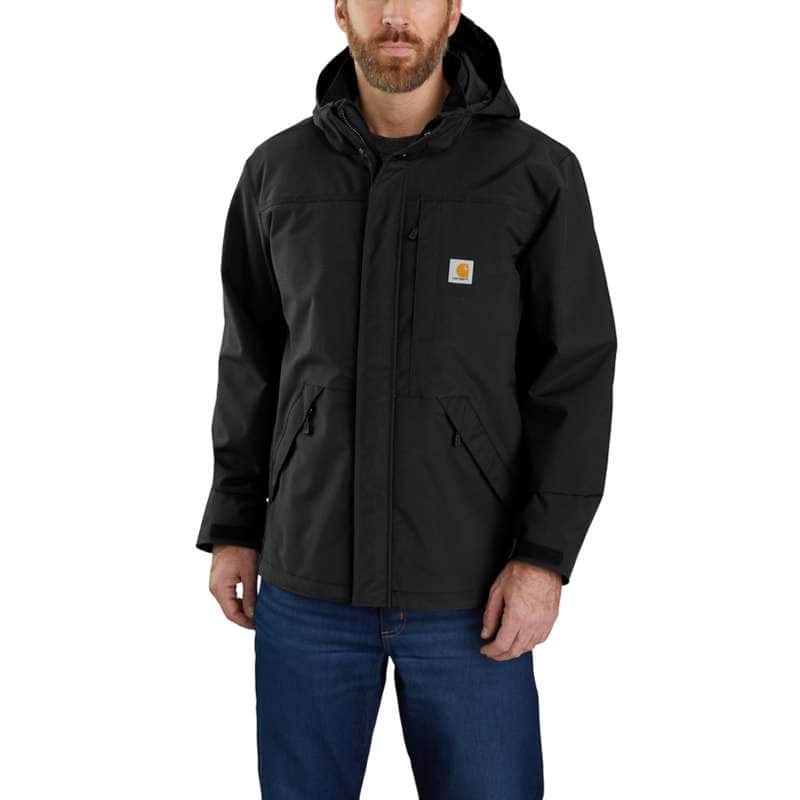 Carhartt Men's Storm Defender Loose Fit Heavyweight Jacket BIG & TALL - BLACK BLK