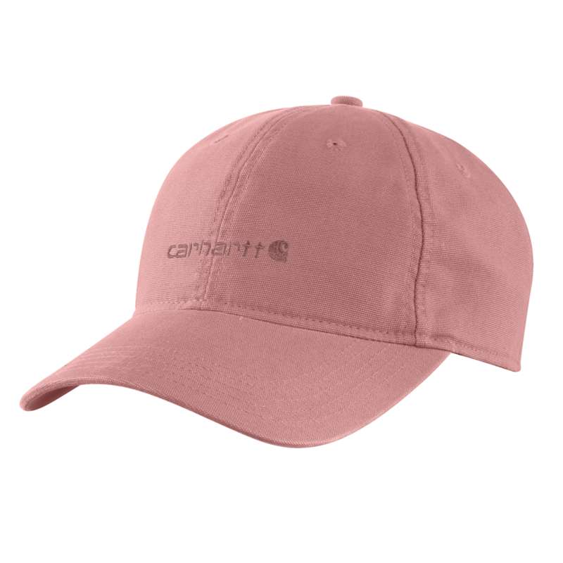 Carhartt Women's Canvas Embroidered Graphic Cap - ROSE TINT P54