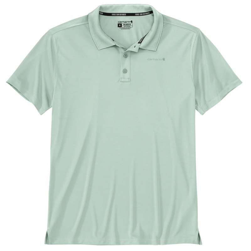 Carhartt Men's Force Sun Defender Relaxed Fit Lightweight Short-Sleeve Polo - BIG SKY GH4