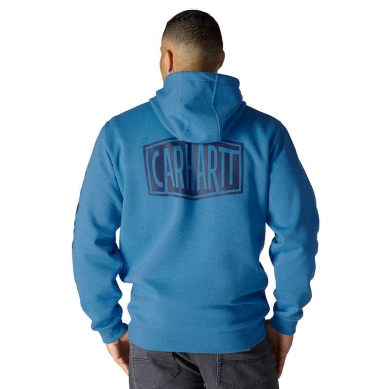 MID WEIGHT LOGO GRAPHIC HOODIE - HORIZON BL HO7