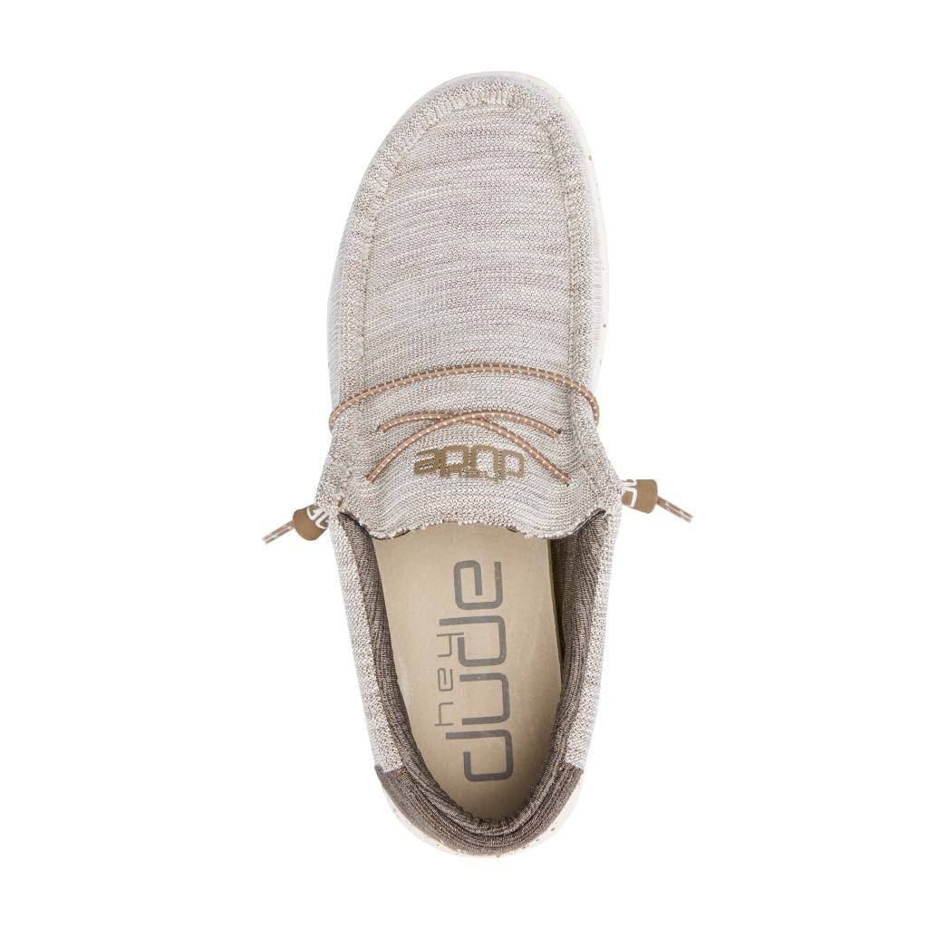 Hey Dude Men's Wally Stretch Limestone