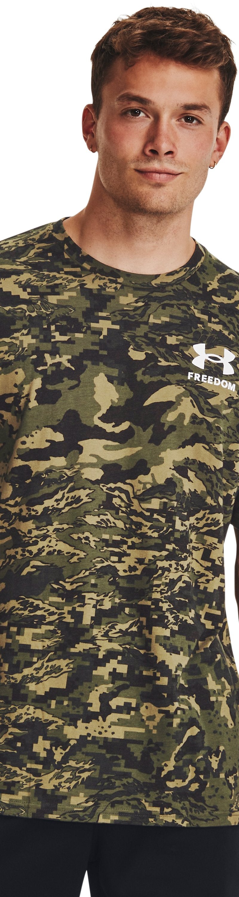 Under Armour Men's New Freedom Camo Tee - GREEN 390