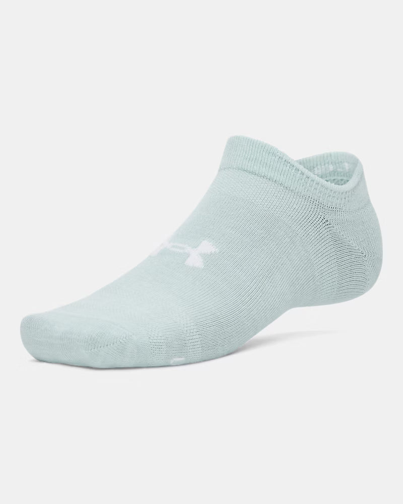 Under Armour Unisex Essential 6-Pack No-Show Socks