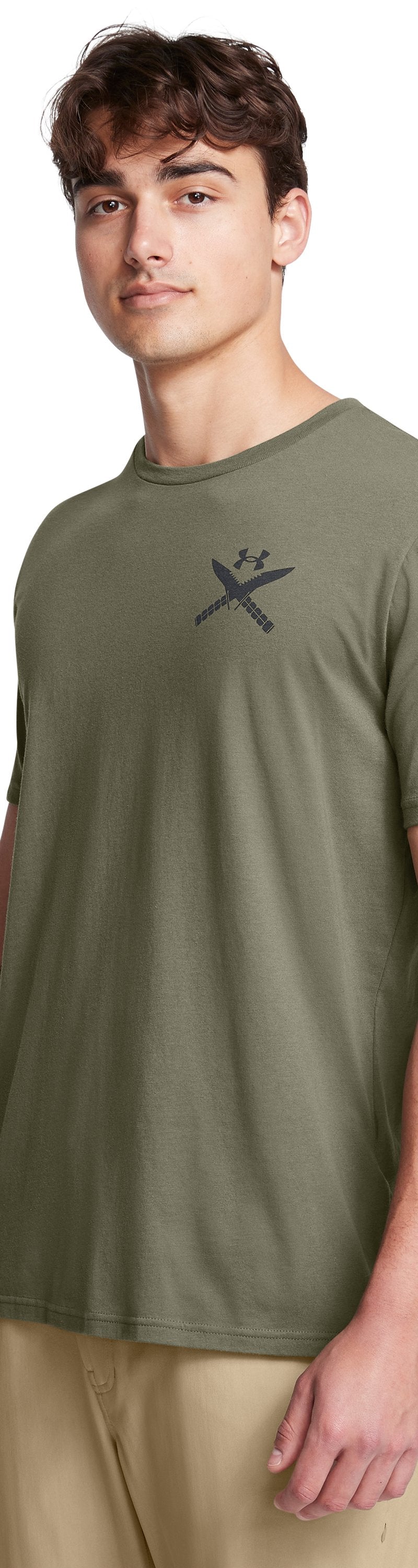 Under Armour Men's Freedom Spine T-Shirt - GREEN 390