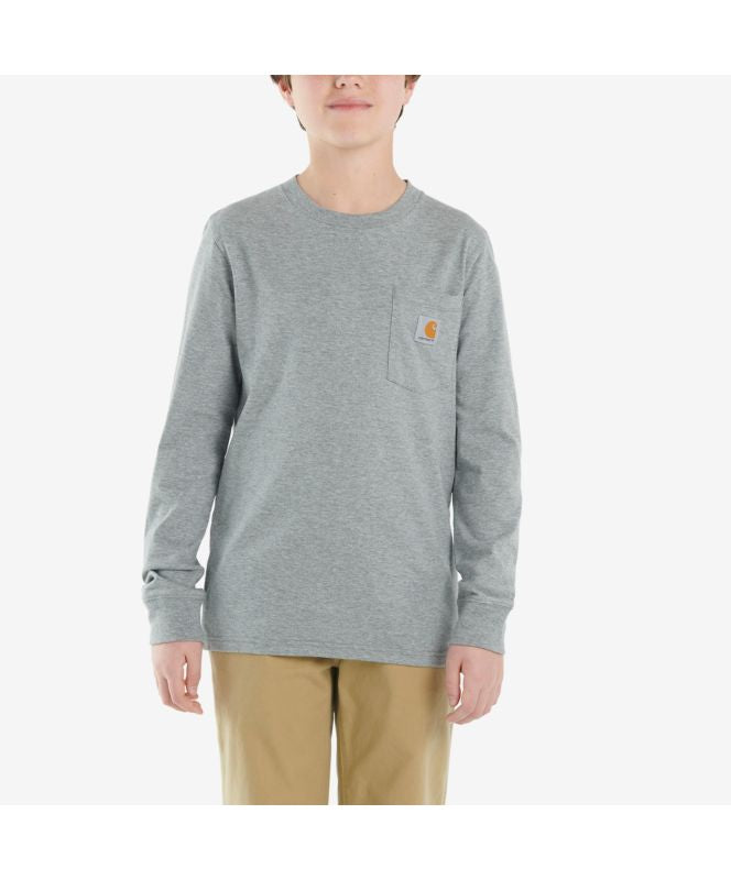 Carhartt Boys Long-Sleeve Rugged And Tough T-Shirt