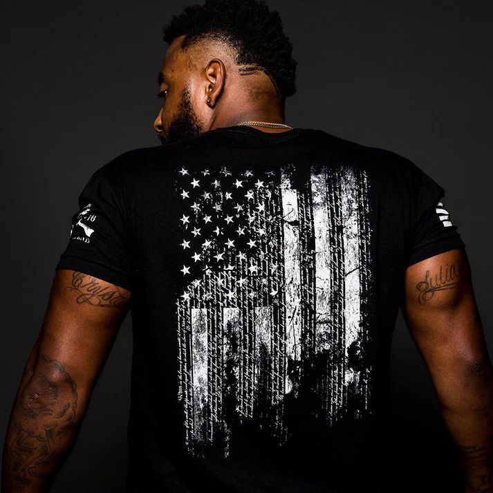 Grunt Men's 1776 Flag T-Shirt