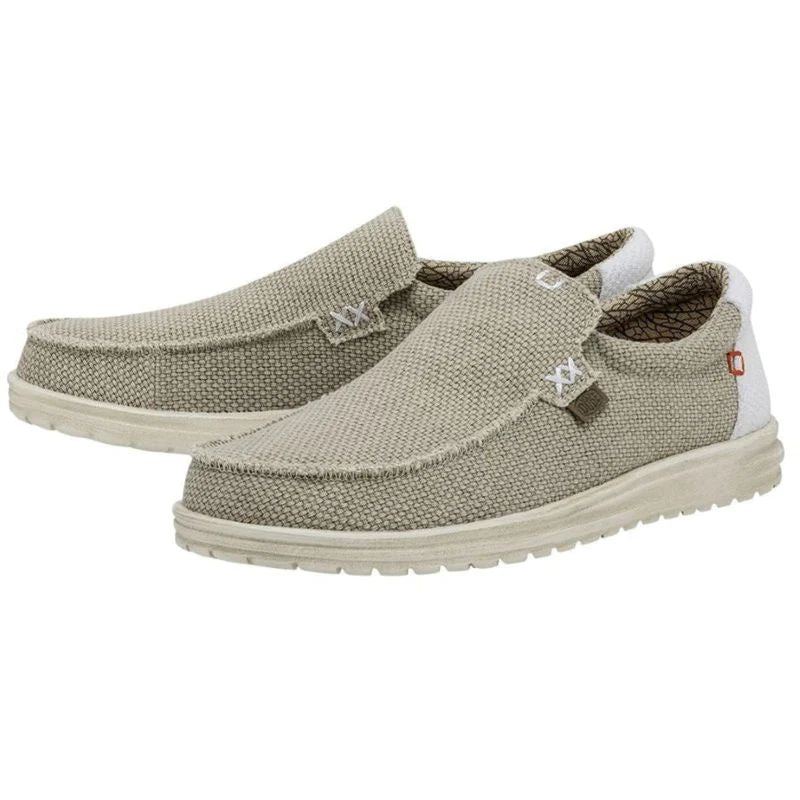 Hey Dude Men's Mikka Braided Off White