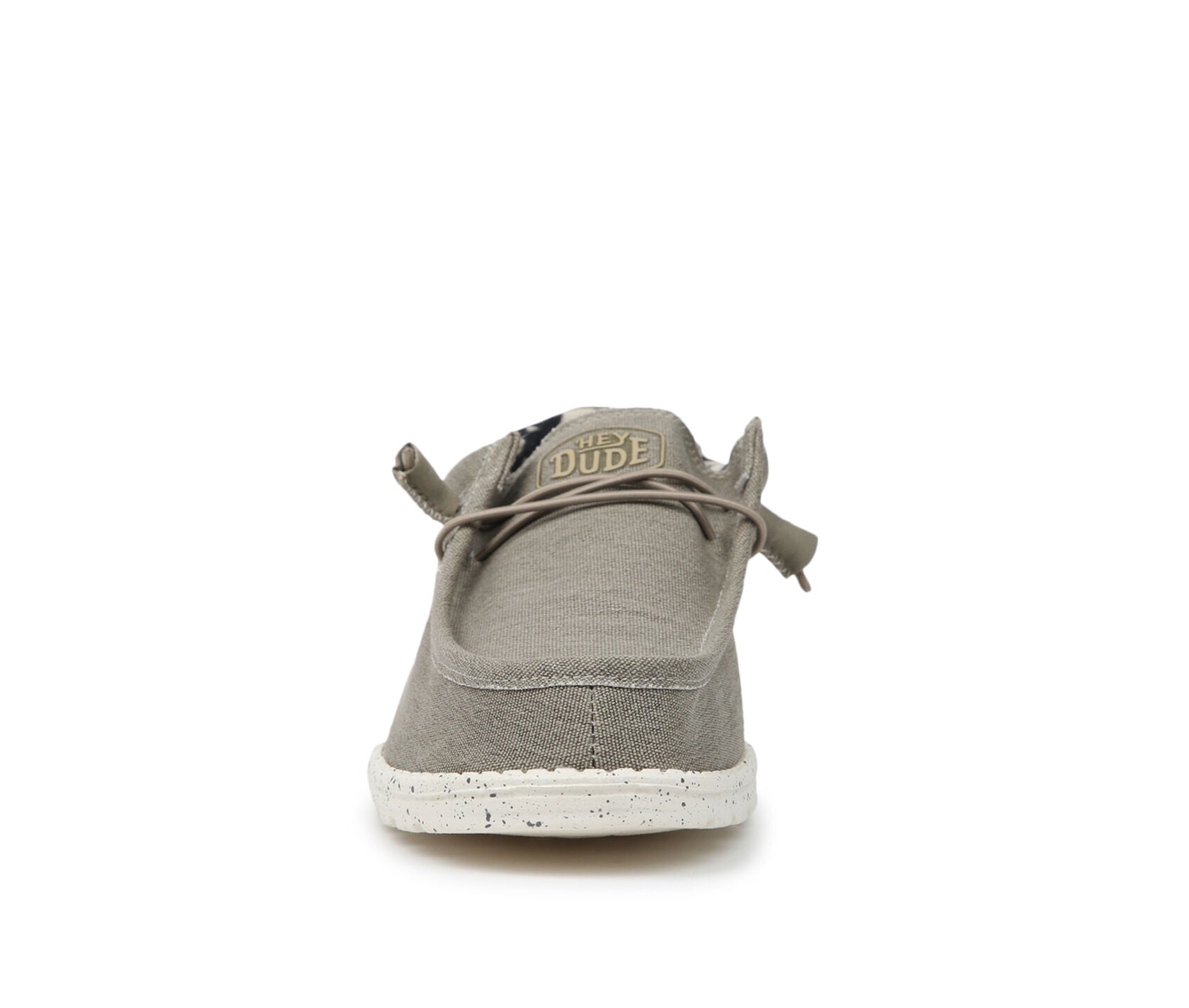 Hey Dude Men's Wally Canvas Stretch Beige
