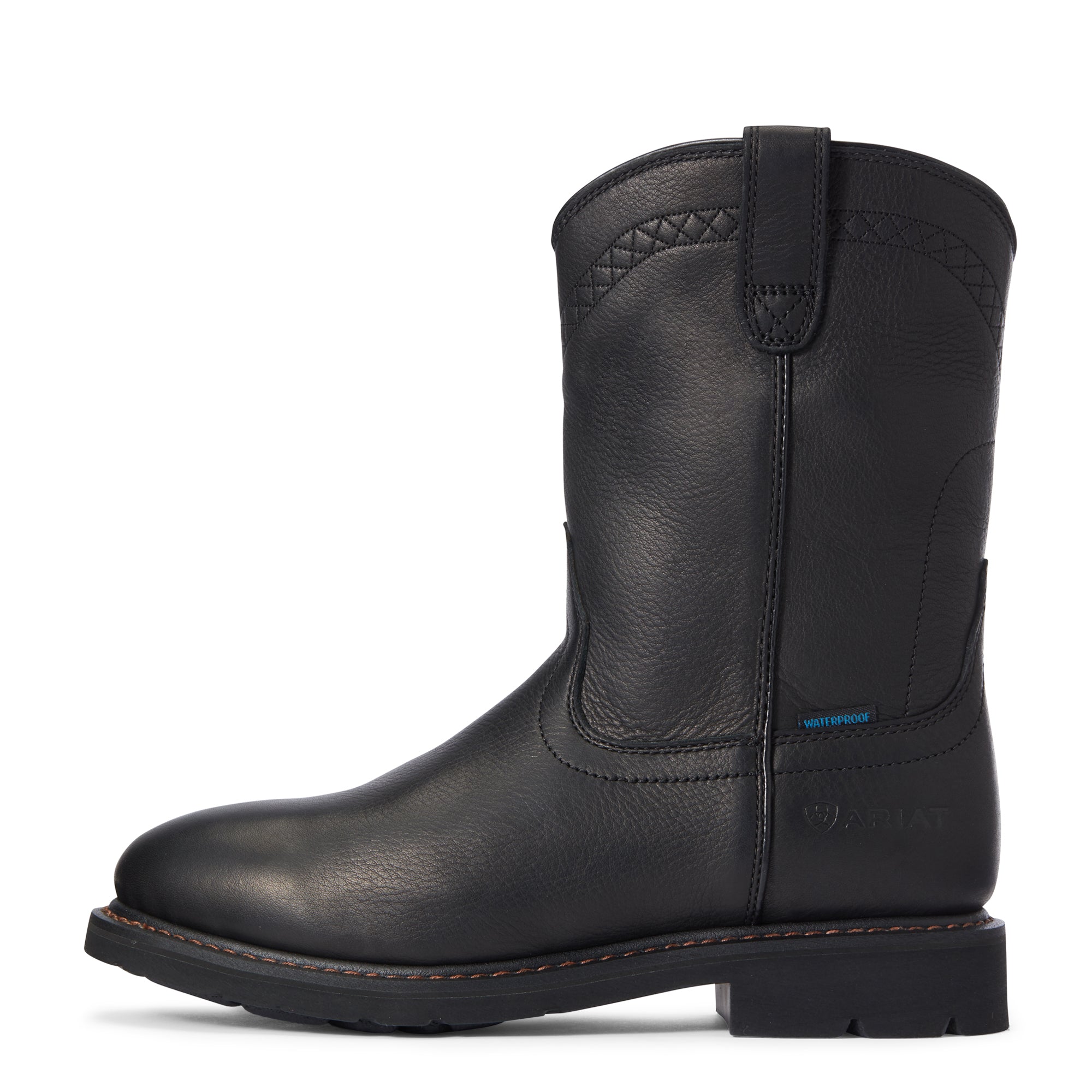 Ariat Men's Sierra Waterproof Black Work Boot