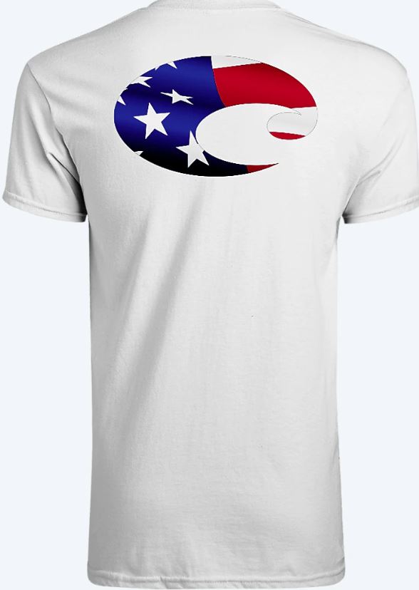 Costa Men's Flag Short Sleeve Crew