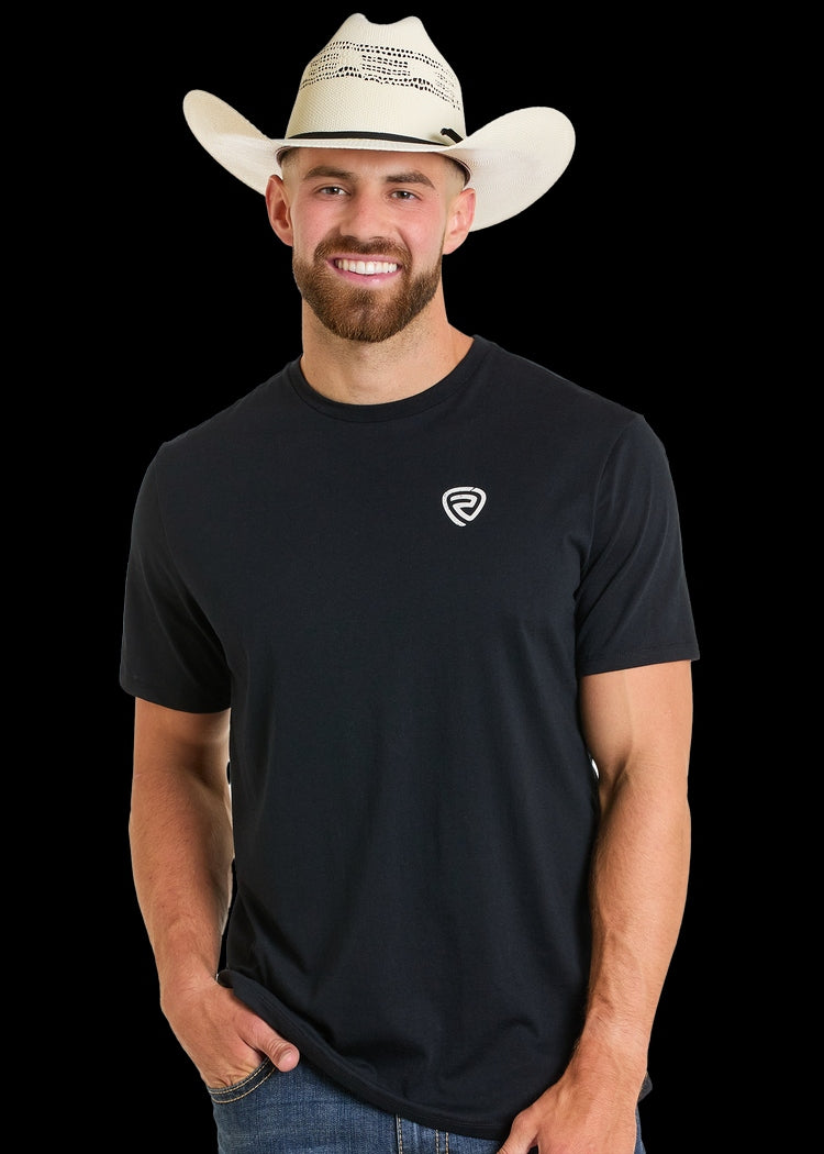 Rock & Roll Men's Bronco Rider Graphic Tee