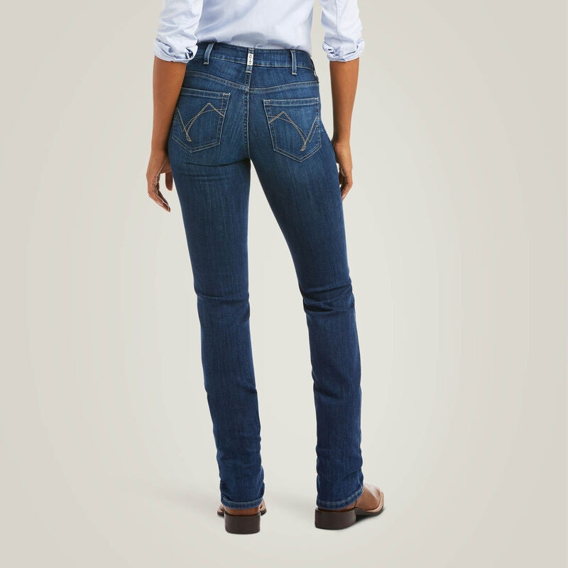Ariat Women's REAL Perfect Rise Abby Straight Leg Jean