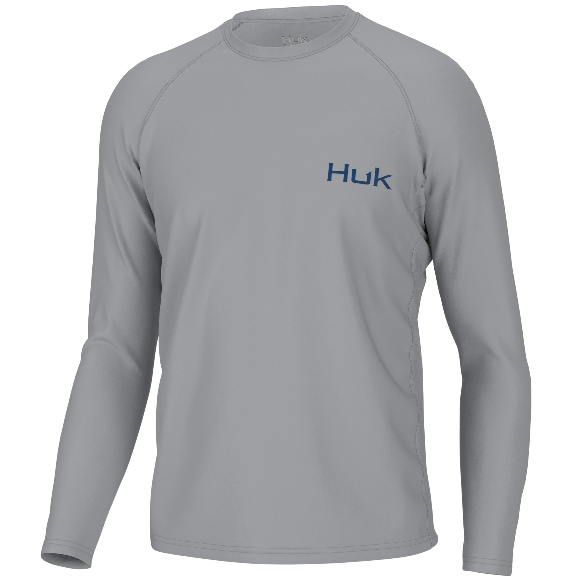 Huk Men's Long Sleeve KC Flag Fish Pursuit Shirt BIG & TALL