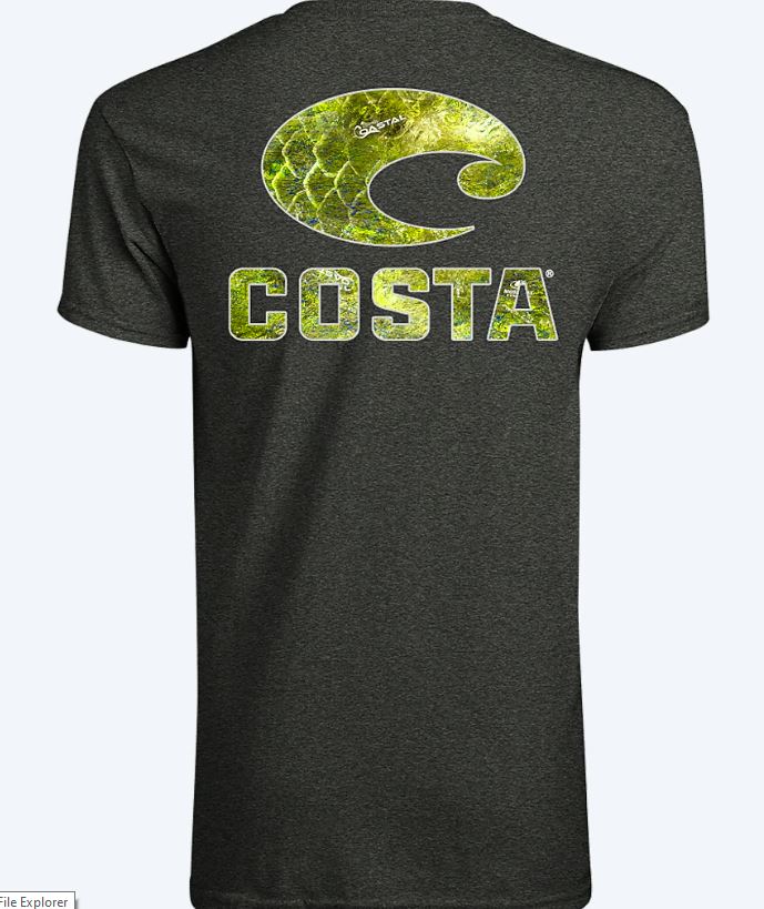 Costa Men's Mossy Oak Coastal Mahi Short Sleeve Shirt
