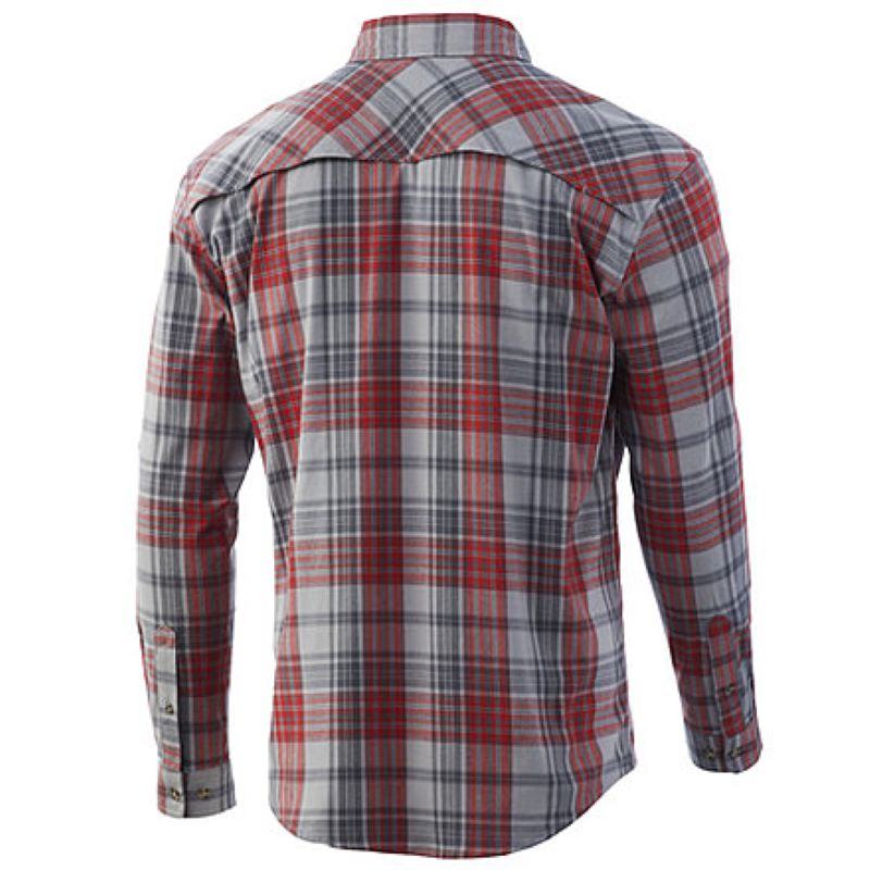 Huk Men's Performance Fishing Rutledge Flannel