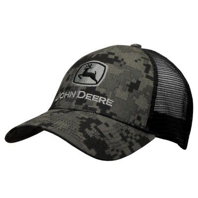 John Deere Men's Digi Camo Twill/Mesh Logo Cap