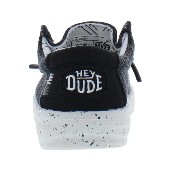Hey Dude Toddler Wally Stretch Black