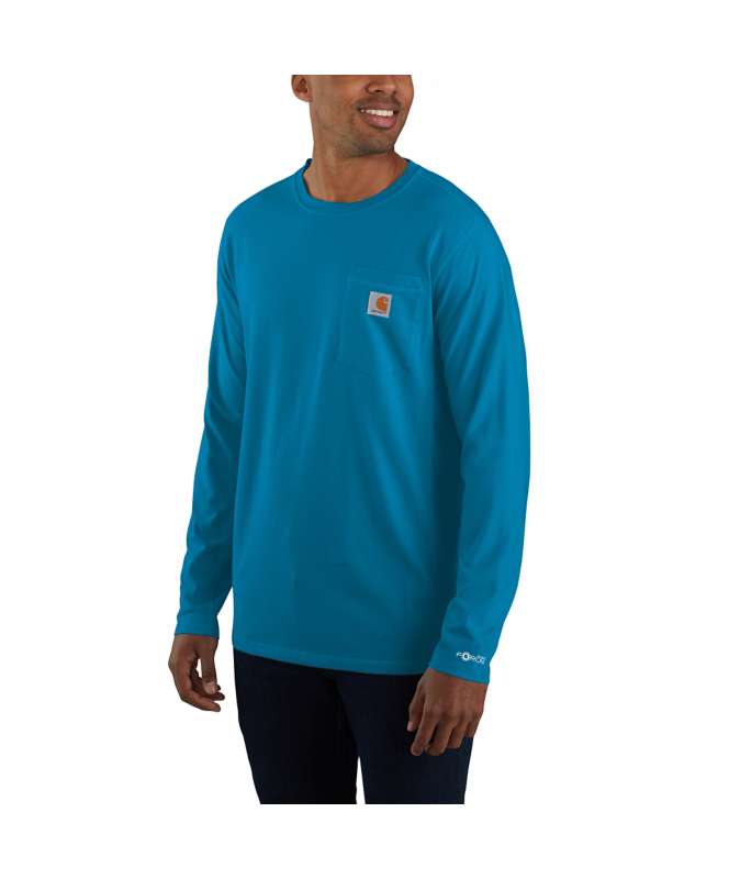 Carhartt Men's Force Relaxed Fit Midweight Long-Sleeve Pocket T-Shirt BIG & TAll