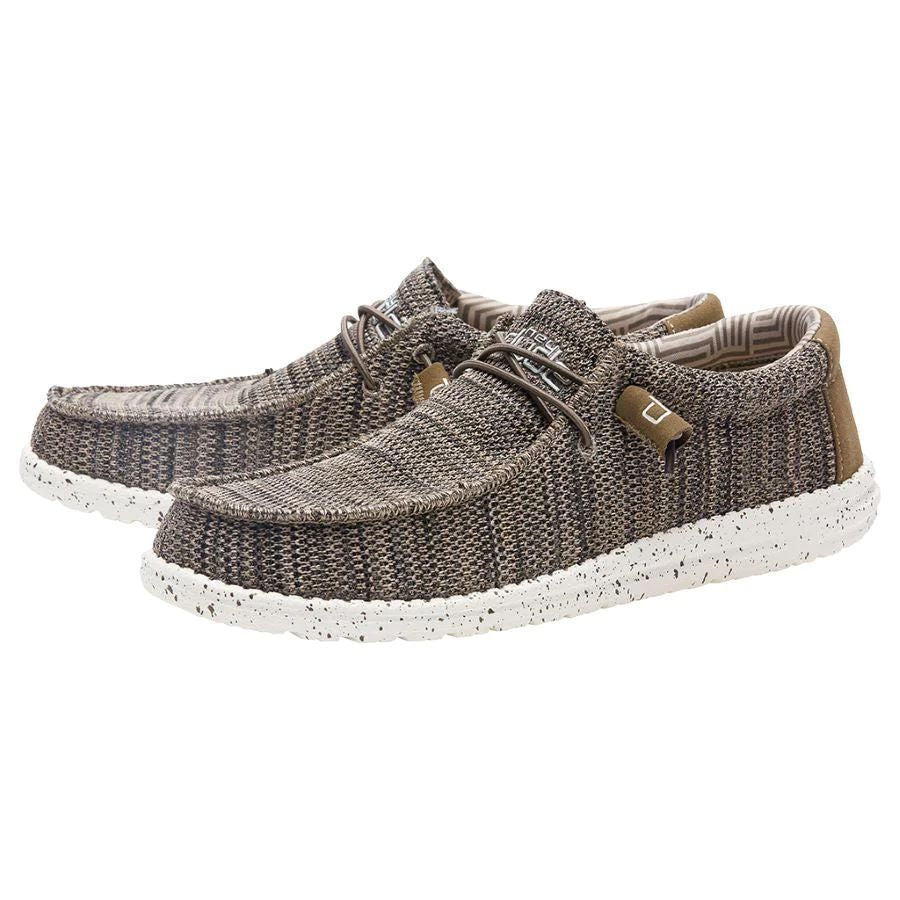 Hey Dude Men's Wally Sox Brown