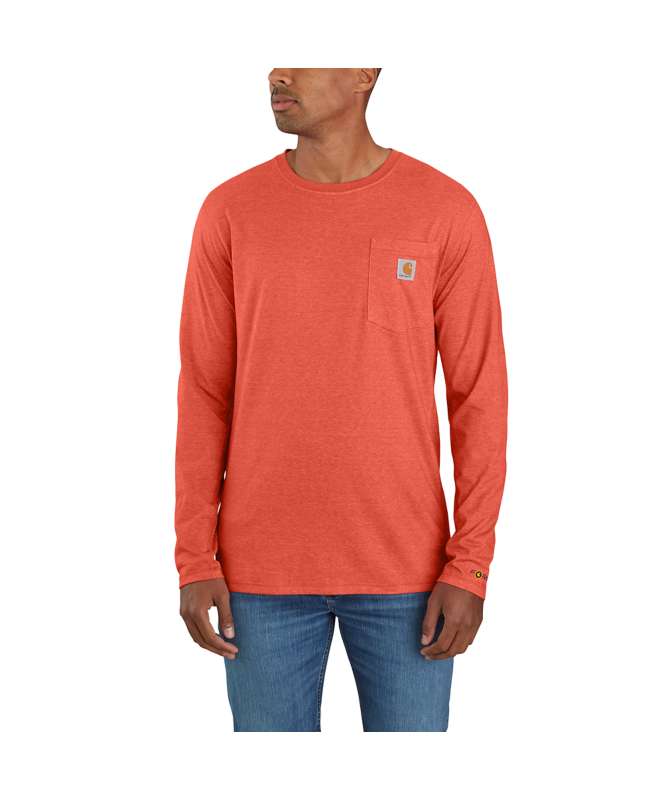Carhartt Men's Force Relaxed Fit Midweight Long-Sleeve Pocket T-Shirt BIG & TAll