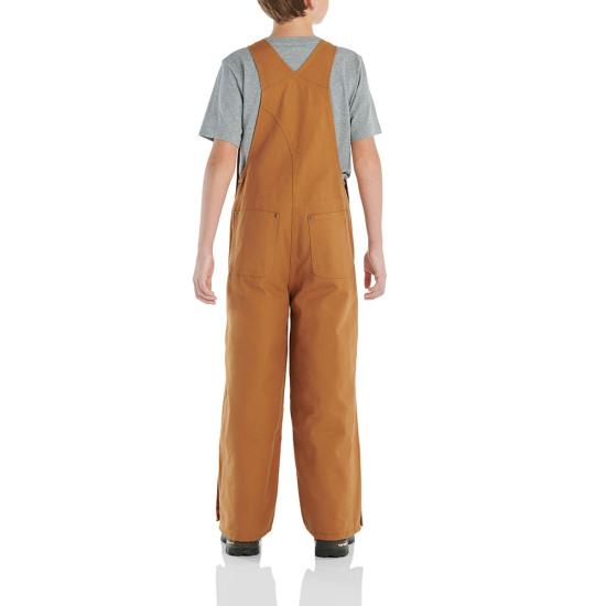 Carhartt Boys Washed Duck Lined Bib Overall
