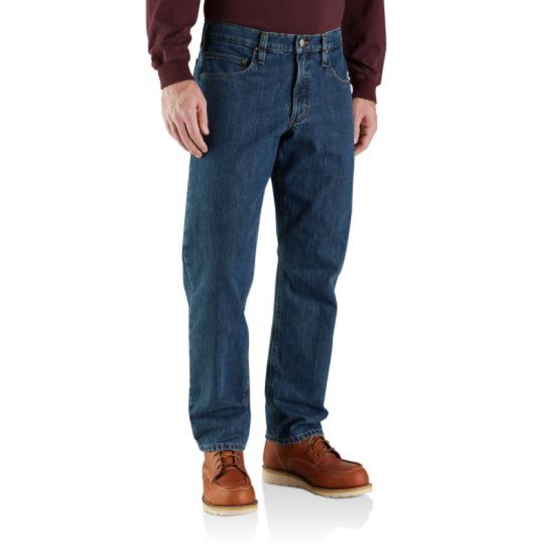 Carhartt Men's Relaxed Fit Flannel-Lined 5-Pocket Jean