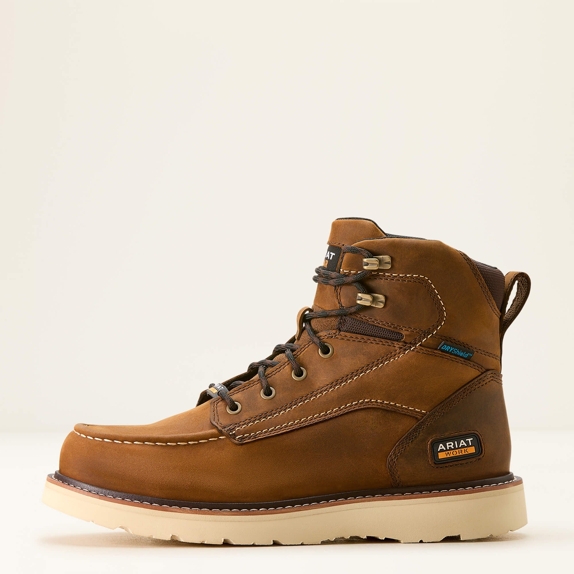 Ariat Men's Rebar Wedge Moc Toe 6" Waterproof Work Boot