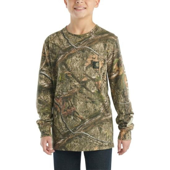 Carhartt Toddler Long-Sleeve Camo Pocket T-Shirt