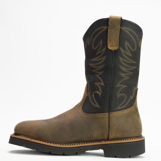 Thorogood Men's American Heritage Square Toe Wellington