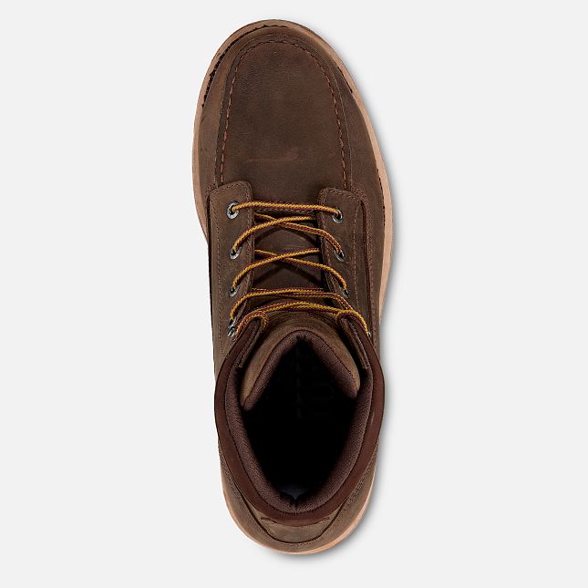 Red Wing Men's 6" Waterproof Safety Toe Traction Tred Lite Boot
