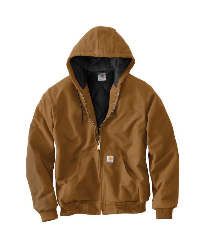 Carhartt Mens Duck Quilted Flannel-Lined Active Jac