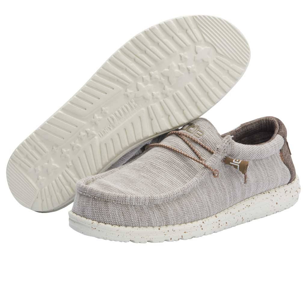 Hey Dude Men's Wally Stretch Limestone