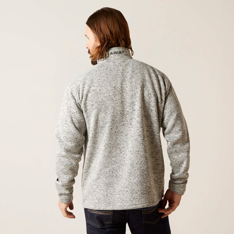 Ariat Men's Caldwell Logo 1/4 Zip Sweater